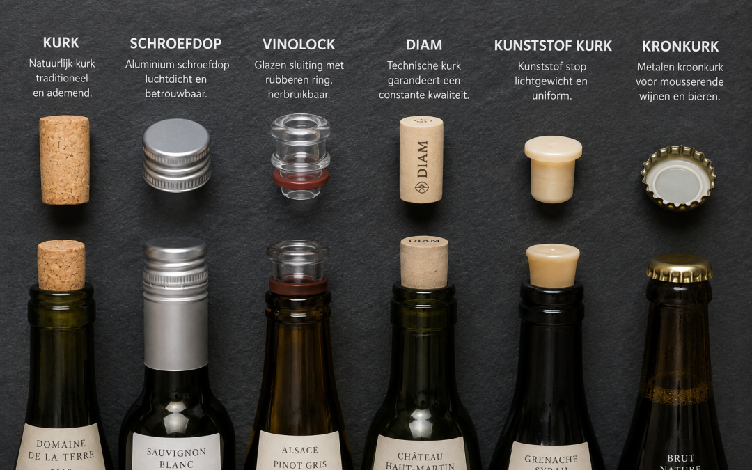 Afsluitingen van wijn: kurk versus schroefdop, wat is nu eigenlijk het verschil?